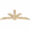 Ekena Millwork Davenport Rough Sawn Timber Gable Bracket, Douglas Fir, 72"W x 36"H x 2"D x 6"F, 12/12 Pitch GBW072X36X0206DAV00RDF - alternate 5